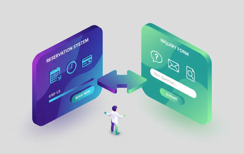 우리 가게엔 예약 기능이 꼭 필요할까? 그냥 문의 폼만 있어도 될까?